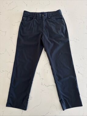 Incotex navy blue dress pants modern fit men’s size 32 soft stretch chino